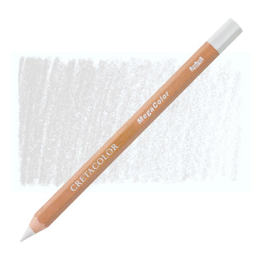 Cretacolor Mega Colored Pencil Permanent White The Stationers